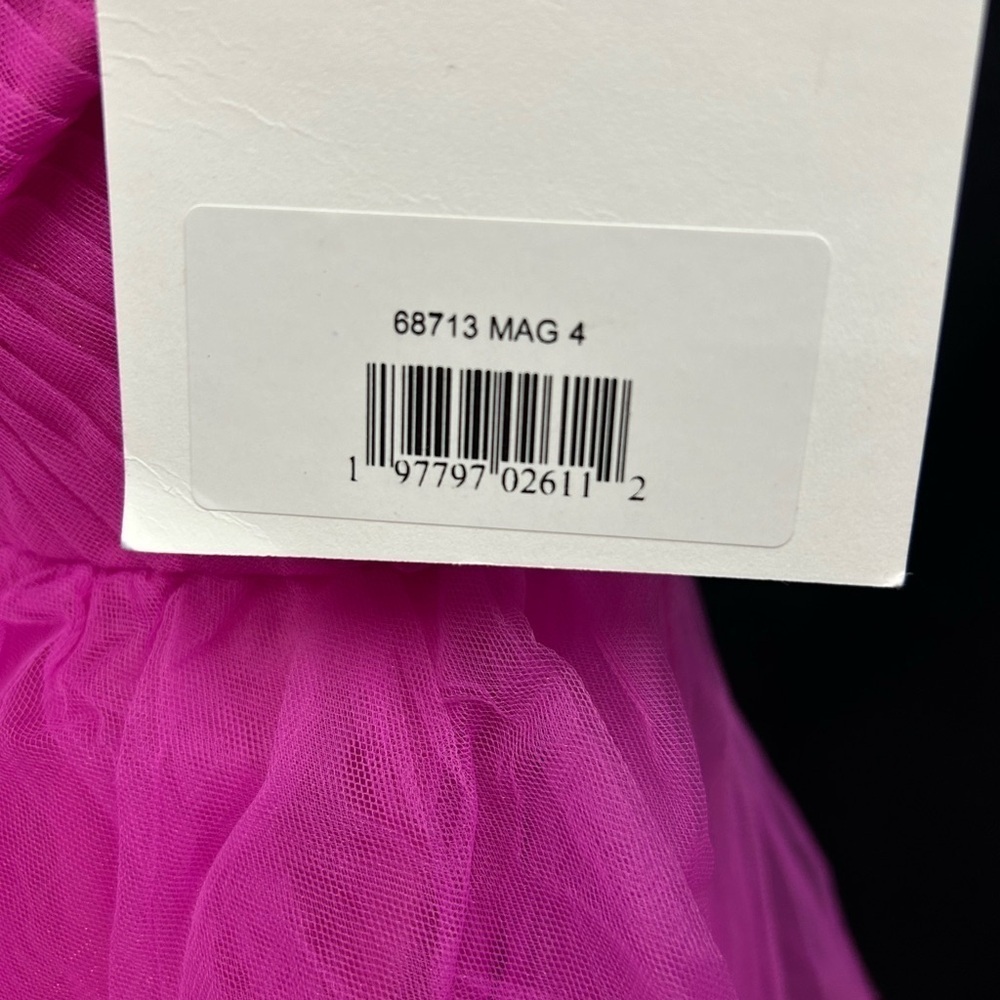 Mac Duggal 68713 NWT One Side Off the Shoulder Bustier Ball Gown - Picture 6 of 6
